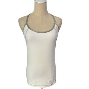 ALO White Cool Fit Tank Top